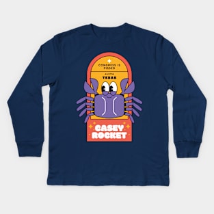 Its Like a Grimace Crab Kids Long Sleeve T-Shirt